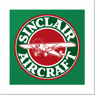 Sinclair Aircraft vintage sign Posters and Art